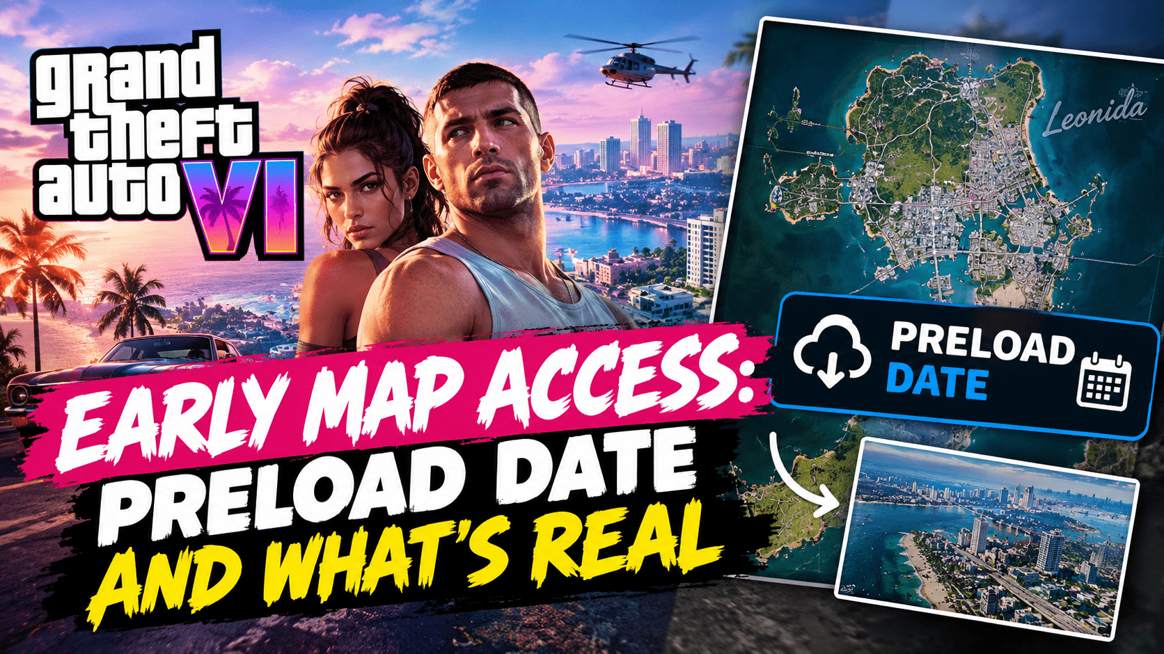 GTA 6 Early Access: Preload Date, Map Size and Scam Warnings - gamelith