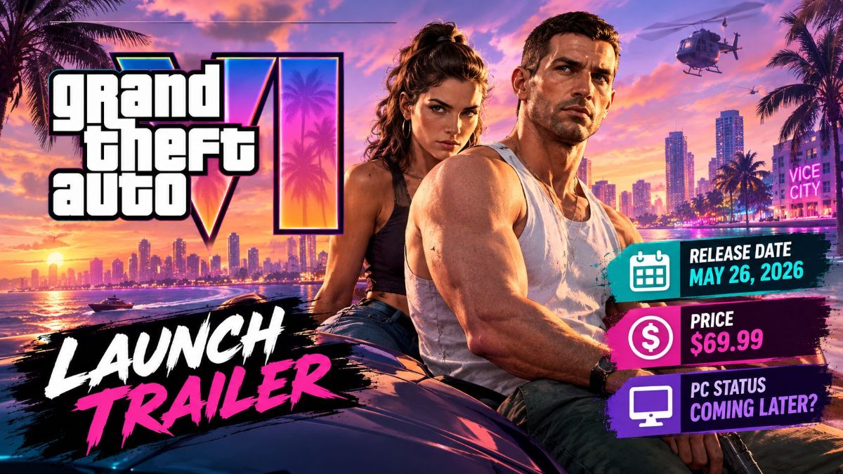 GTA VI Launch Trailer: Release Date, Price, and PC Status